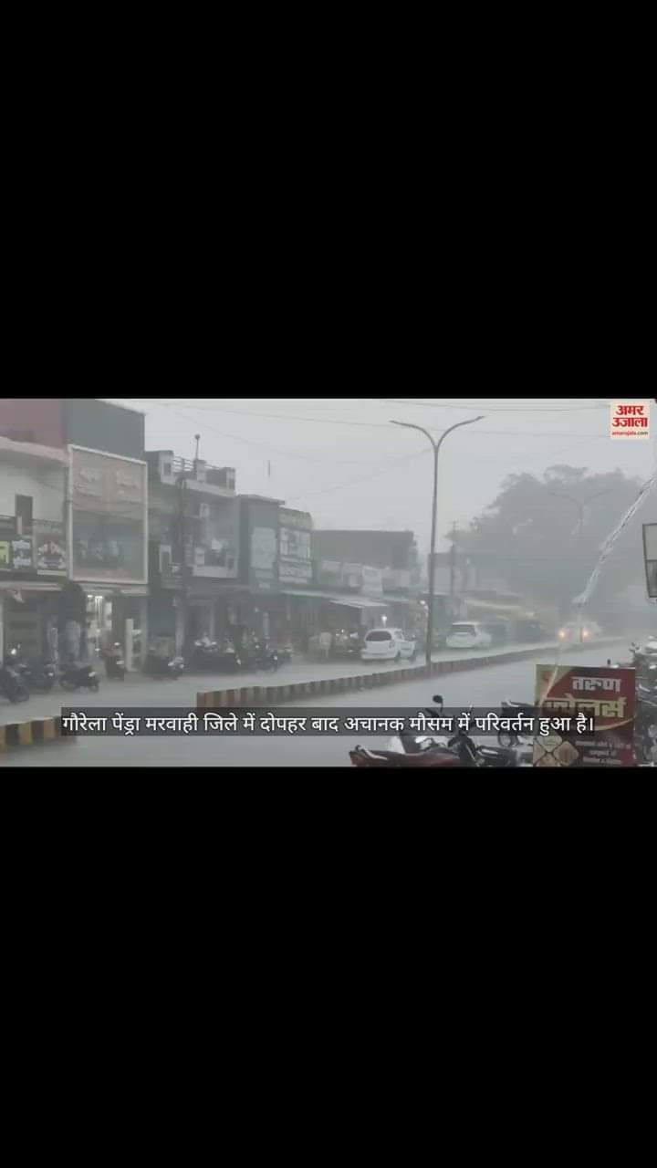 VIDEO : गौरेला पेंड्रा मरवाही में भारी बारिश, मौसम विभाग ने जारी की भविष्यवाणी