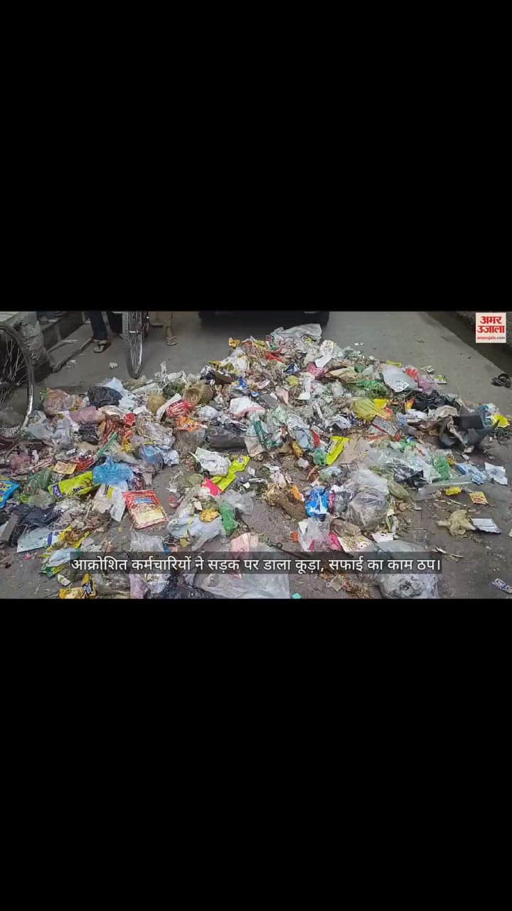 VIDEO : बरेली में कचरा उठाने वाली गाड़ी के चालक को पीटने पर हंगामा, सफाई का काम ठप