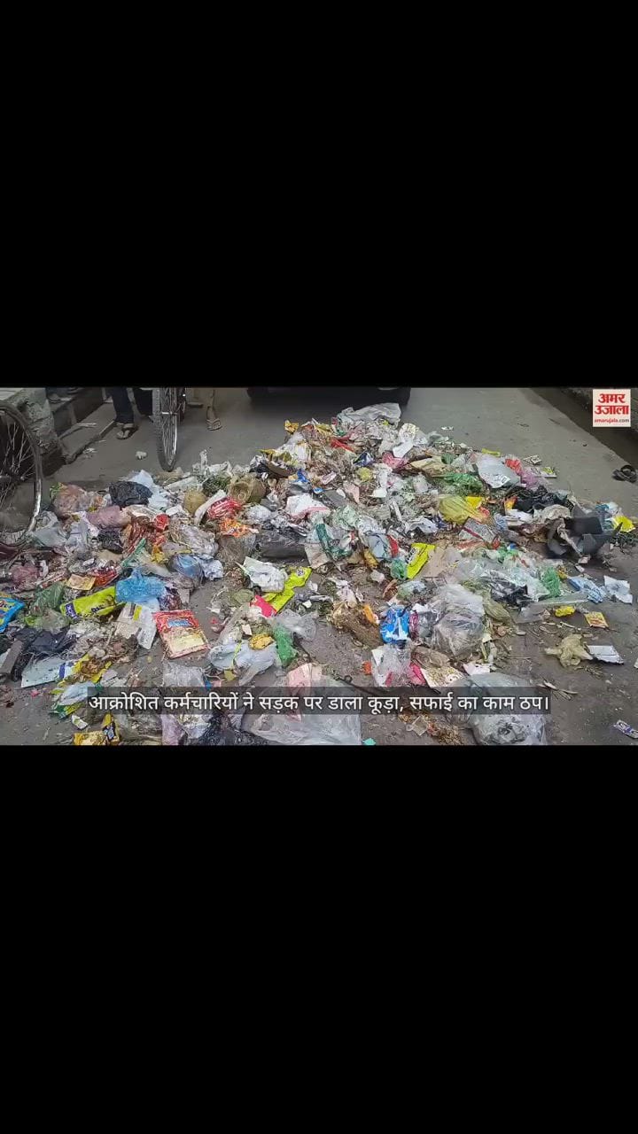 VIDEO : बरेली में कचरा उठाने वाली गाड़ी के चालक को पीटने पर हंगामा, सफाई का काम ठप