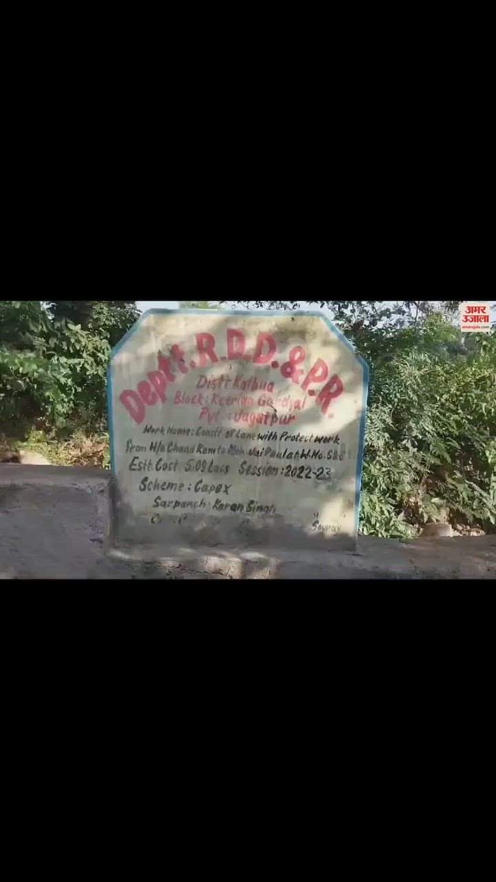 VIDEO : कब जागेगी सरकार... आजादी के 75 वर्ष बीते, कठुआ के गांव जगतपुर में न बनी सड़क, न मिल रहा पानी