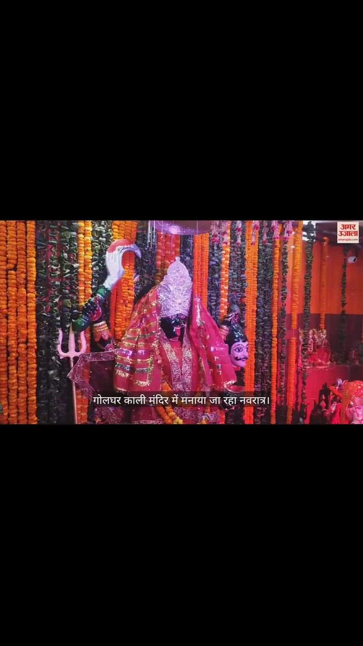 VIDEO : Navratri festival is being celebrated with great pomp in Gorakhpur.