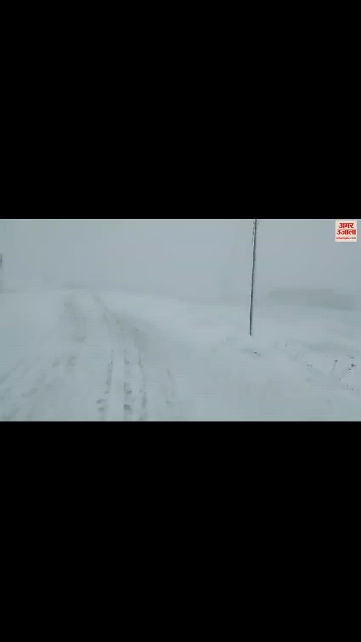VIDEO : First snowfall of the season in Nathatop