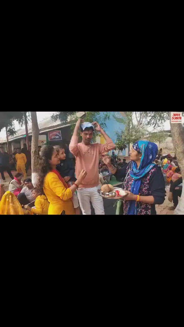 VIDEO : आगरा में बहनों ने जेल में भाइयों को टीका कर लंबी आयु की कामना की