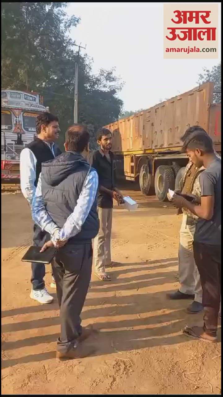 VIDEO : संभल में डीएम की नाराजगी के बाद चेते जिम्मेदार, ओवरलोड वाहनों के खिलाफ चला अभियान