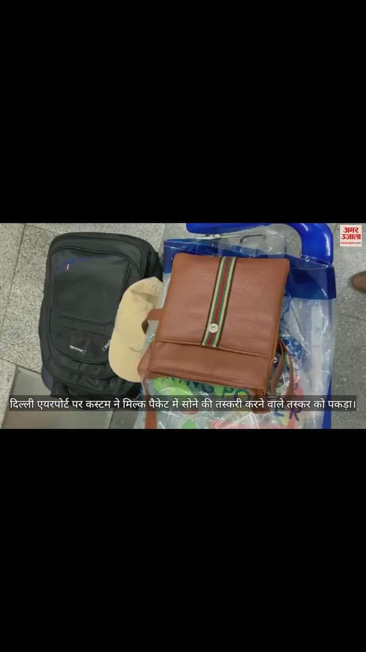 VIDEO : दिल्ली एयरपोर्ट पर करोड़ों का सोना जब्त, वीडियो में देखें कैसे कर रहे थे तस्करी