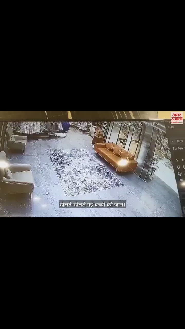 VIDEO : Three Year Old Girl Died After Glass Door Falls In Ludhiana