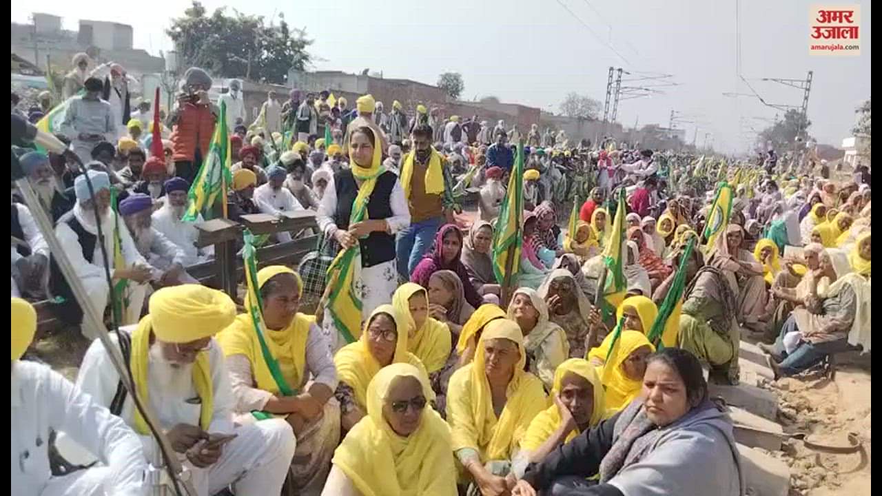 VIDEO : Rail Roko andolan in punjab