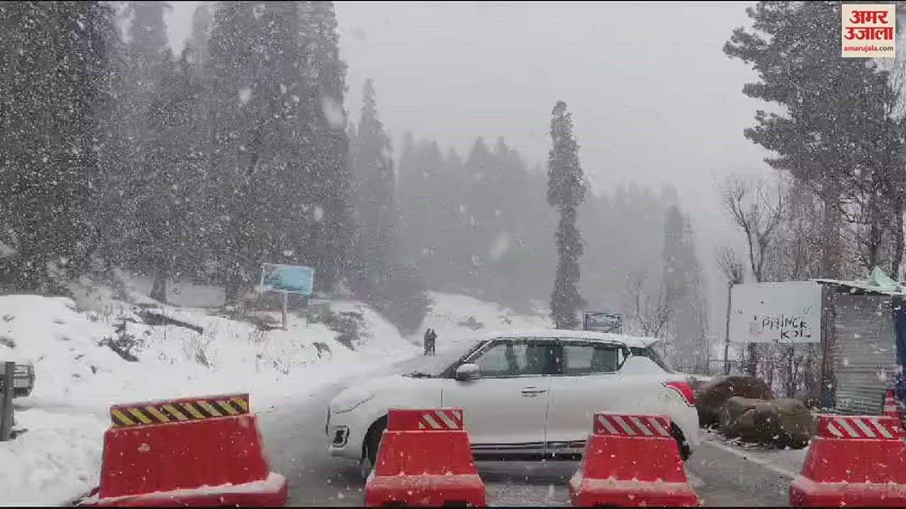 VIDEO : Snowfall in higher areas of Kashmir including Gulmarg Gurez
