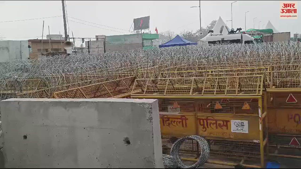 VIDEO : सोनीपत में कुंडली-सिंघु बॉर्डर पर पुलिस ने सुरक्षा बढ़ाई