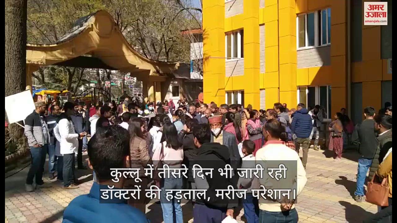 VIDEO : Doctors' strike continues in Kullu for the third day, patients upset