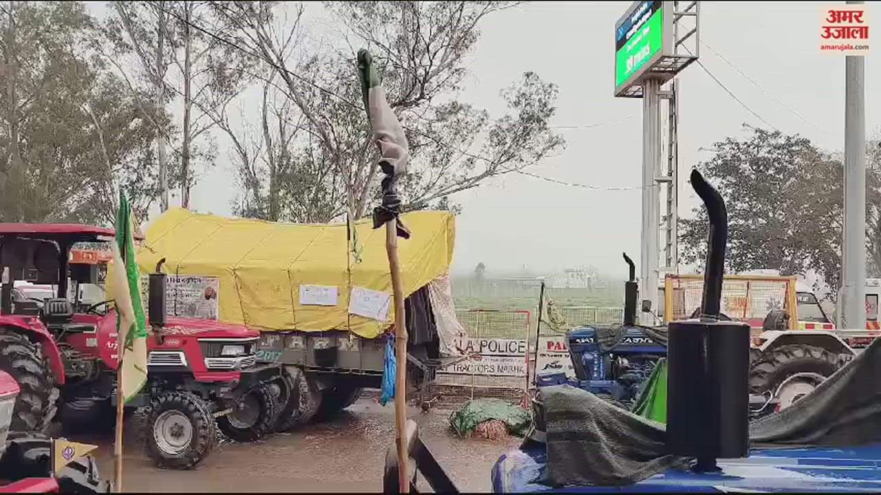 VIDEO : अंबाला में किसानों पर भारी पड़ रही बारिश