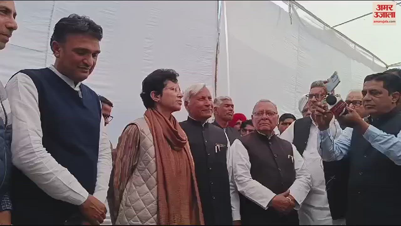 VIDEO : हिसार में कुमारी सैलजा बोली भाजपा की झूठी प्रोपेगेंडा मशीन 400 का नारा दे रही