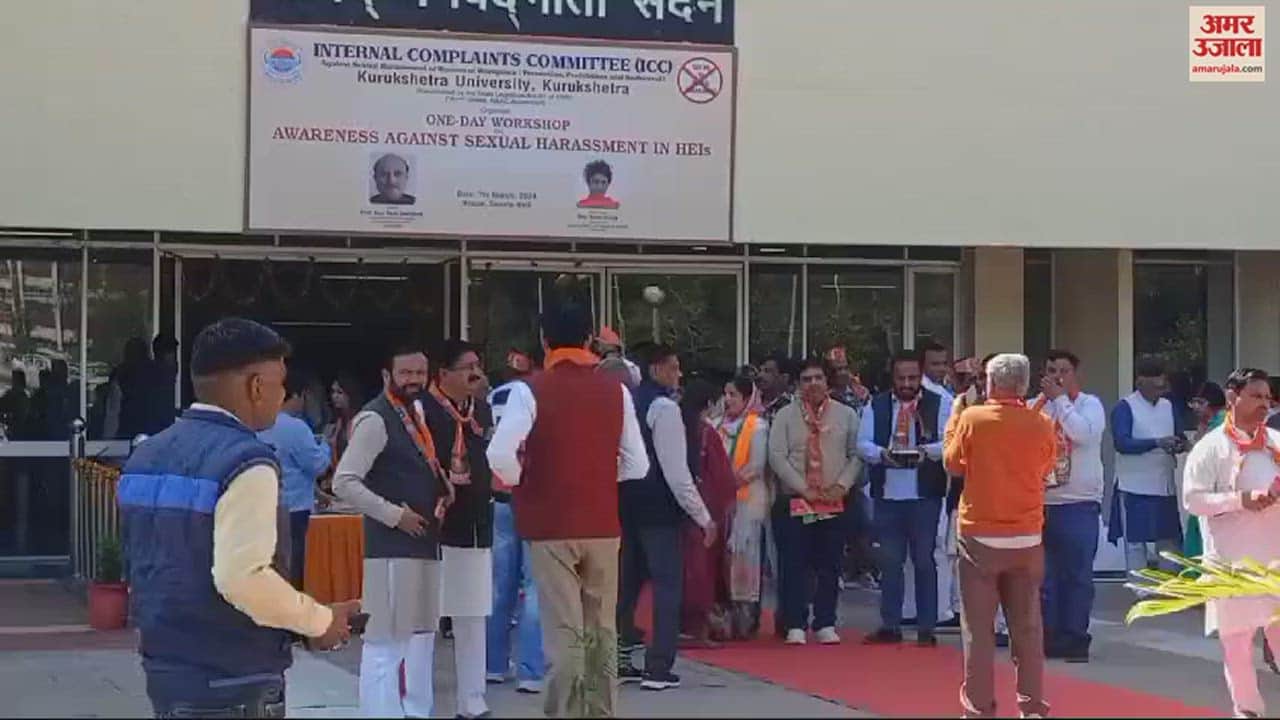 VIDEO : कुरुक्षेत्र में मध्यप्रदेश सरकार में मंत्री कैलाश विजयवर्गीय का दौरा