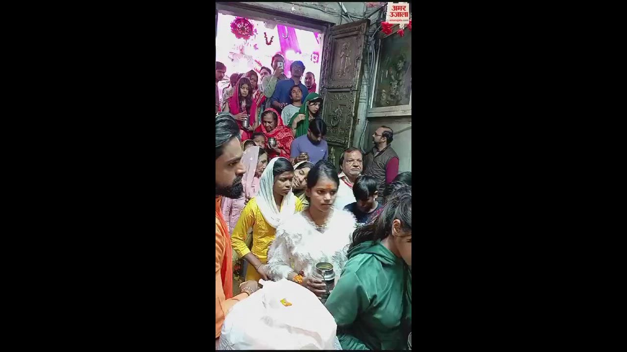 VIDEO : दूधेश्वर नाथ मंदिर में जलाभिषेक के लिए उमड़ी भक्तों की भीड़, सामने आया वीडियो