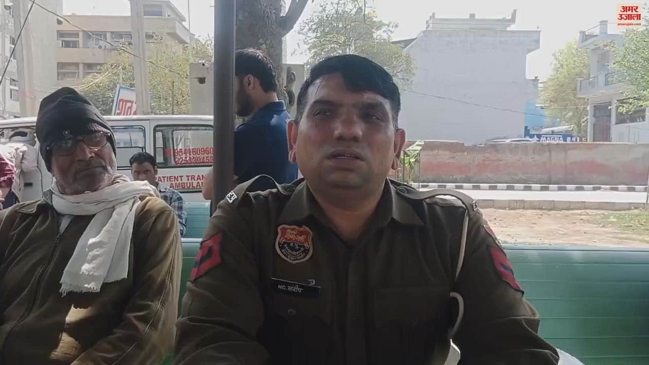 VIDEO : मोटरसाइकिल सवार युवक की टक्कर लगने से मौत