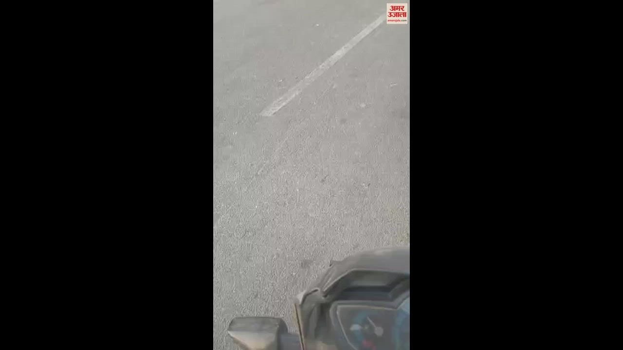 VIDEO : आसमान में छाया धुएं का काला गुबार, ग्रेटर नोएडा में गौर सिटी के पास ढाबों में आग