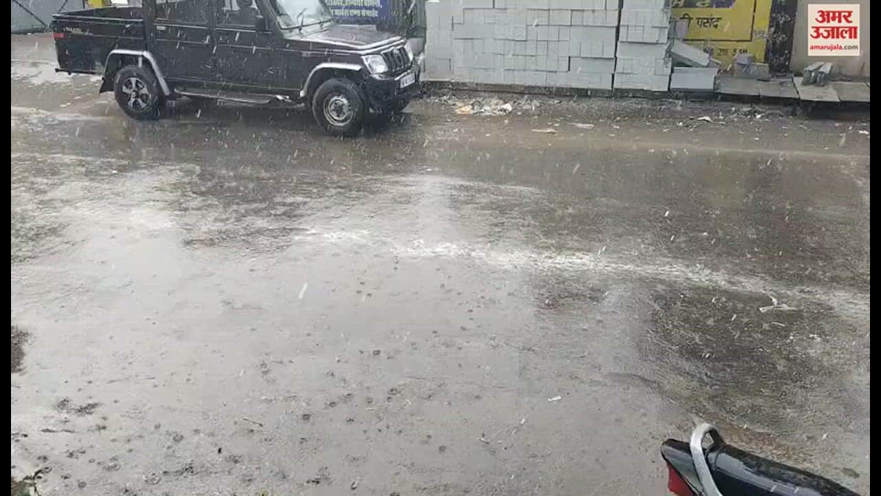 VIDEO : हरियाणा में महेंद्रगढ़ में बदला मौसम का मिजाज