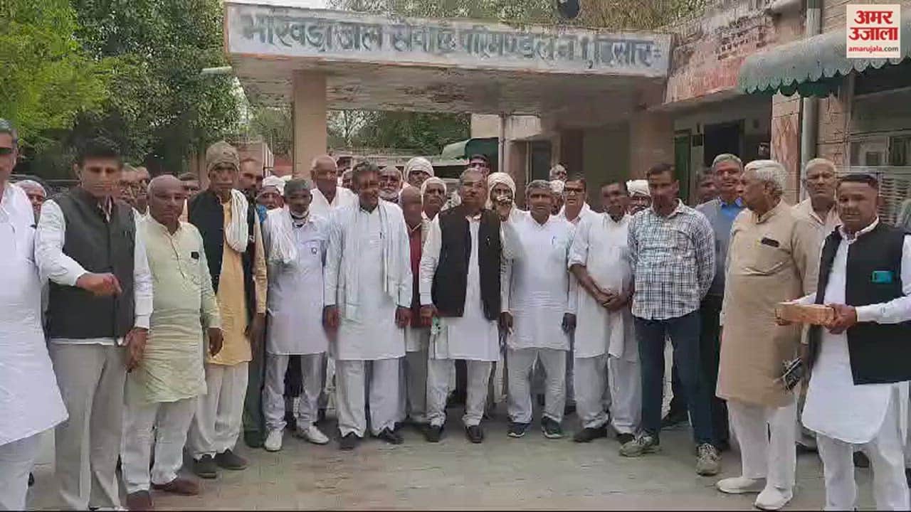 VIDEO : हिसार में मांगों को लेकर संयुक्त जल संघर्ष समिति का प्रदर्शन