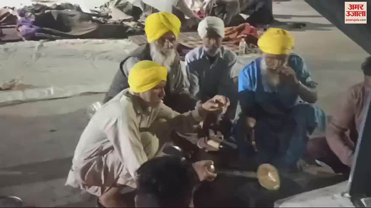 VIDEO : पंजाब के आठ हजार से ज्यादा किसानों ने रोहतक में डाला डेरा, दिल्ली कूच की तैयारी