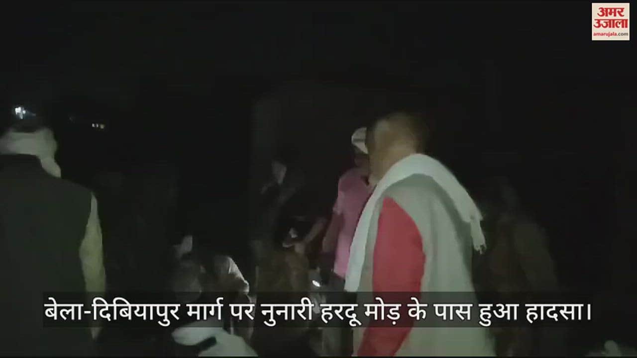 VIDEO : नैमिषारण्य से श्रद्धालुओं को लेकर पोरसा जा रही वॉल्वो बस अनियंत्रित होकर पलटी