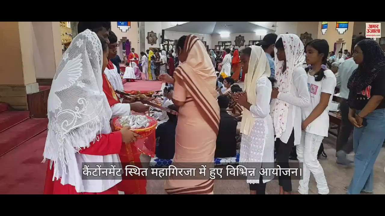 VIDEO : Lord Jesus sacrificial songs echo in varanasi churches