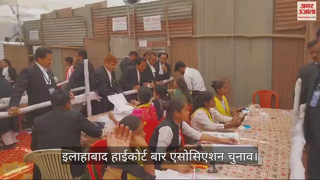 VIDEO : हाईकोर्ट बार एसोसिएशन चुनाव में मतदान के लिए उमड़े अधिवक्ता, 206 प्रत्याशियों के भाग्य का फैसला करेंगे 9684 वोटर