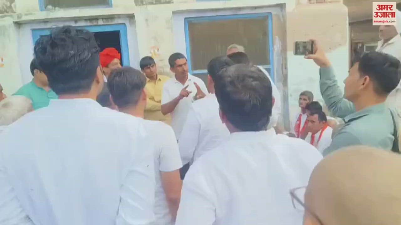 VIDEO : जींद के गांव नंदगढ़ में सोनीपत से भाजपा प्रत्याशी का हुआ विरोध