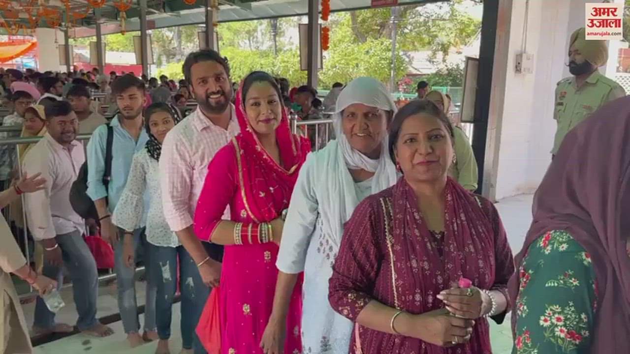 VIDEO : Devotees Gathered At Mata Mansa Devi Temple In Panchkula On Chaitra Navratra