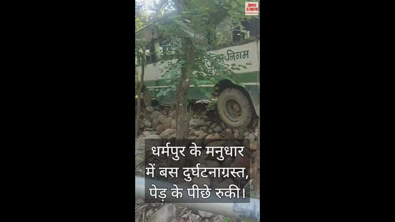 VIDEO : Bus accident in Manudhar mandi