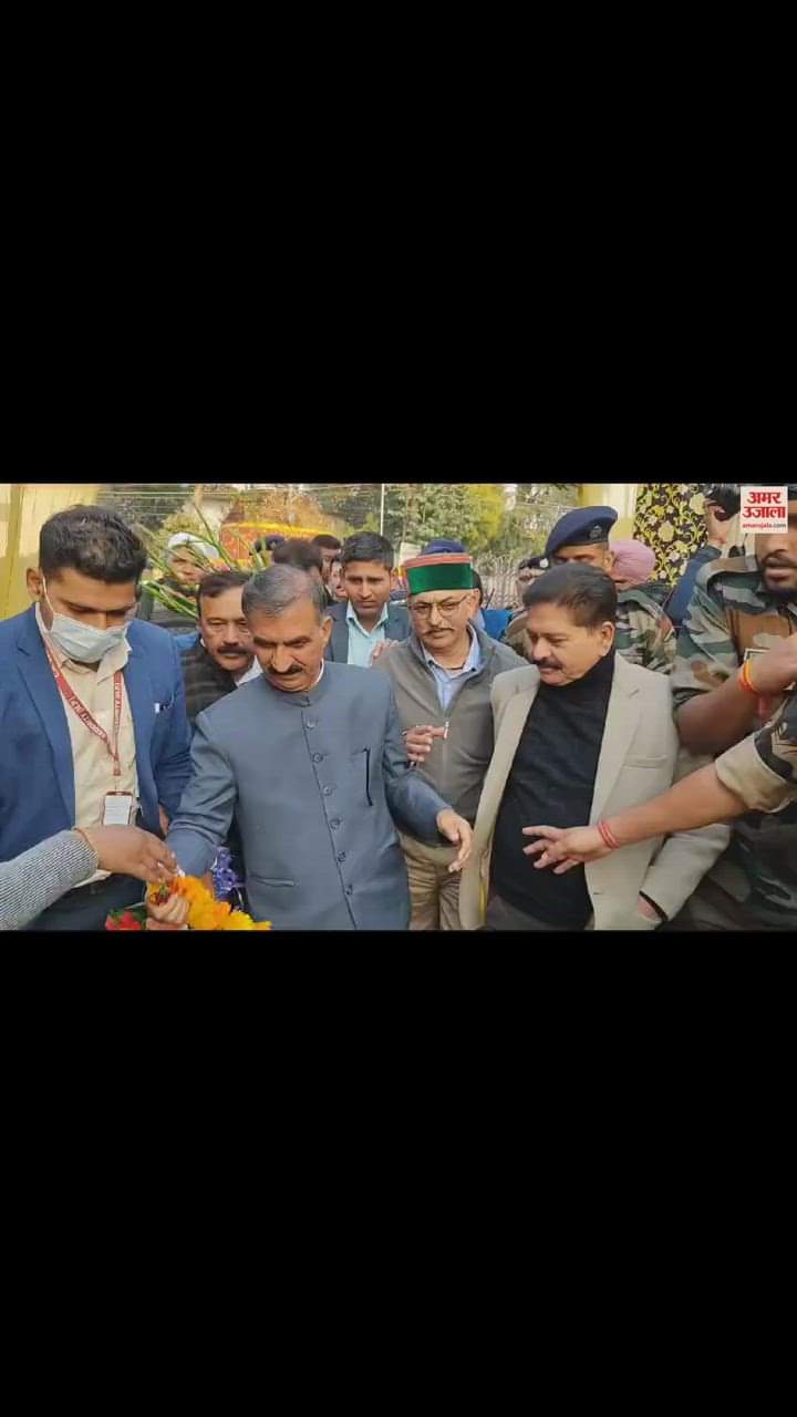 VIDEO : cm Sukhvindra Sukhu said Dubai investors will come to Himachal