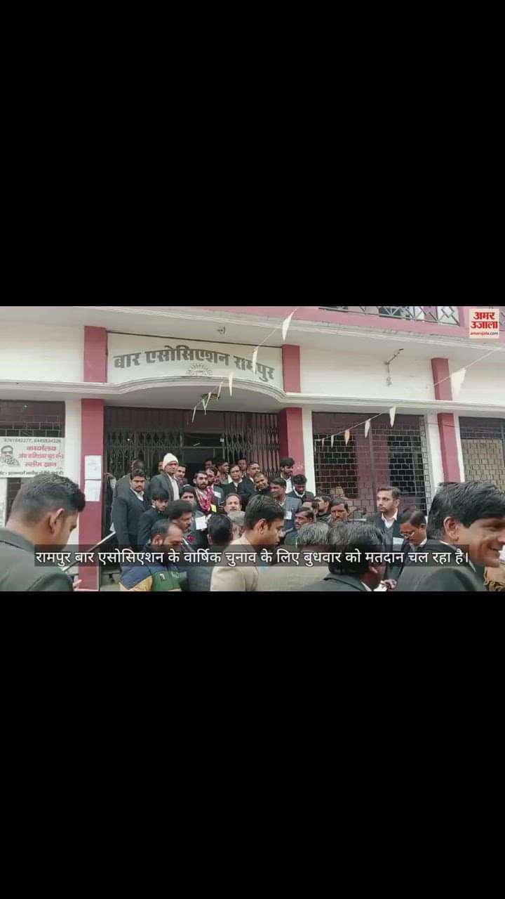 VIDEO : Rampur bar elections today, 699 advocates will vote, result will come tomorrow