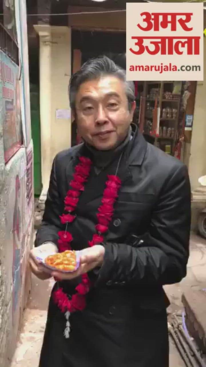 VIDEO : Japanese Ambassador Hiroshi Suzuki became a fan of Banarasi Kachori and Jalebi, posted this video on social