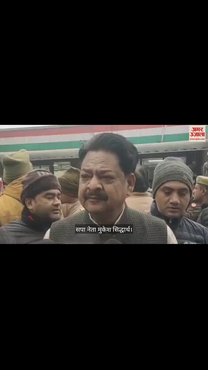 VIDEO : SP leader Mukesh Siddharth warned of burning BJP minister Somendr Tomar alive