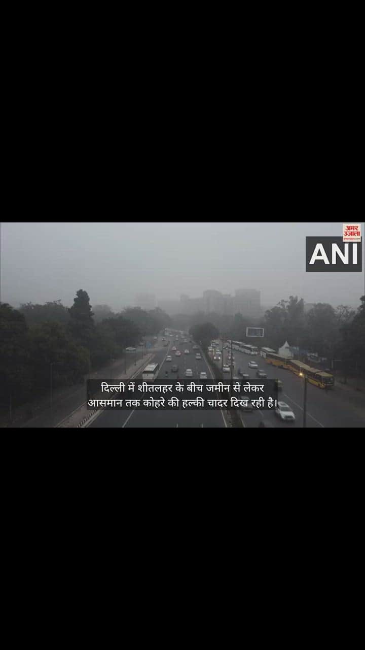 VIDEO : दिल्ली में हाड़ कंपा देने वाली ठंड का कहर जारी, आसमान में दिखी कोहरे की हल्की चादर