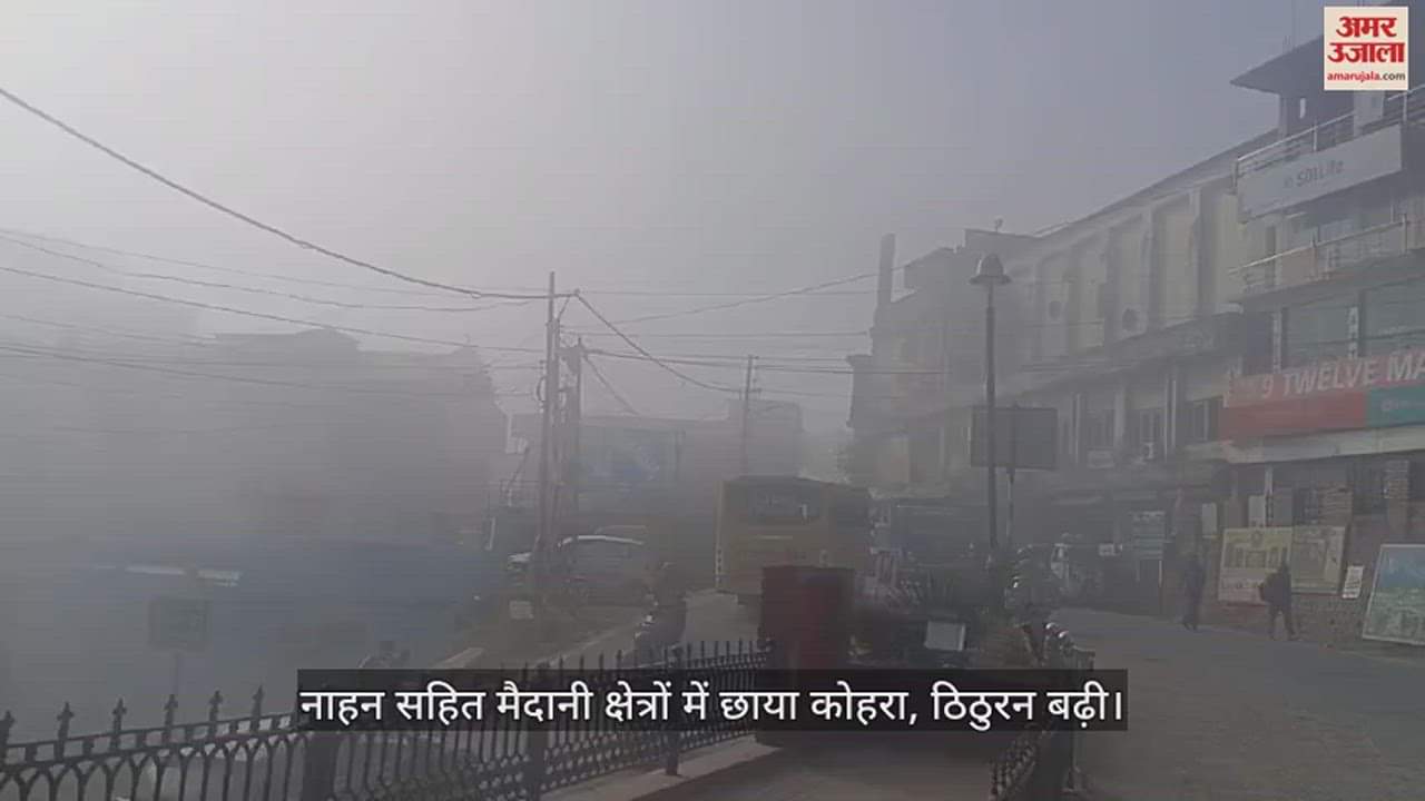 VIDEO : Shadow fog, chill increased in plain areas including Nahan