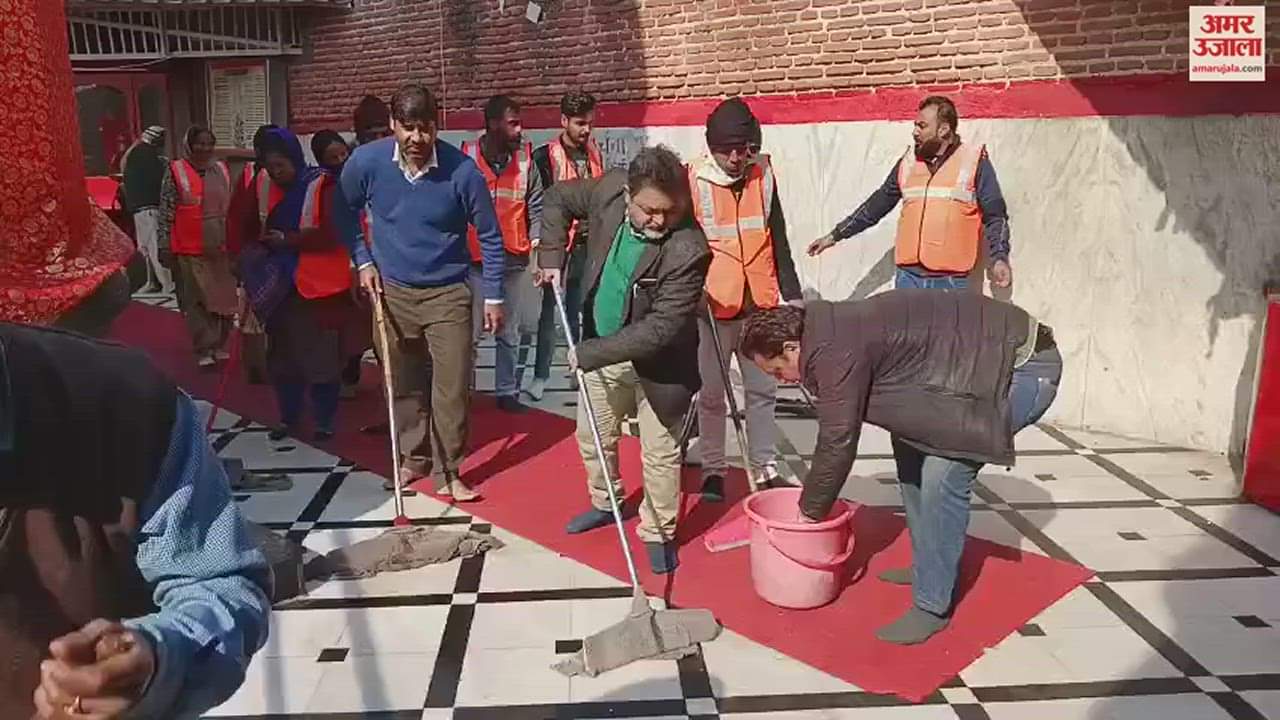 VIDEO : Cleaning of Bawe Wali Mata temple under Swachh Teerth Abhiyan