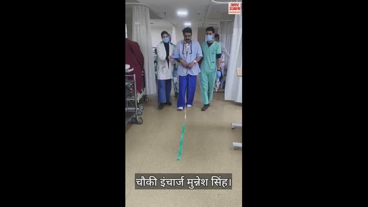VIDEO : Video of Inspector Munnesh Singh has released from Max Hospital