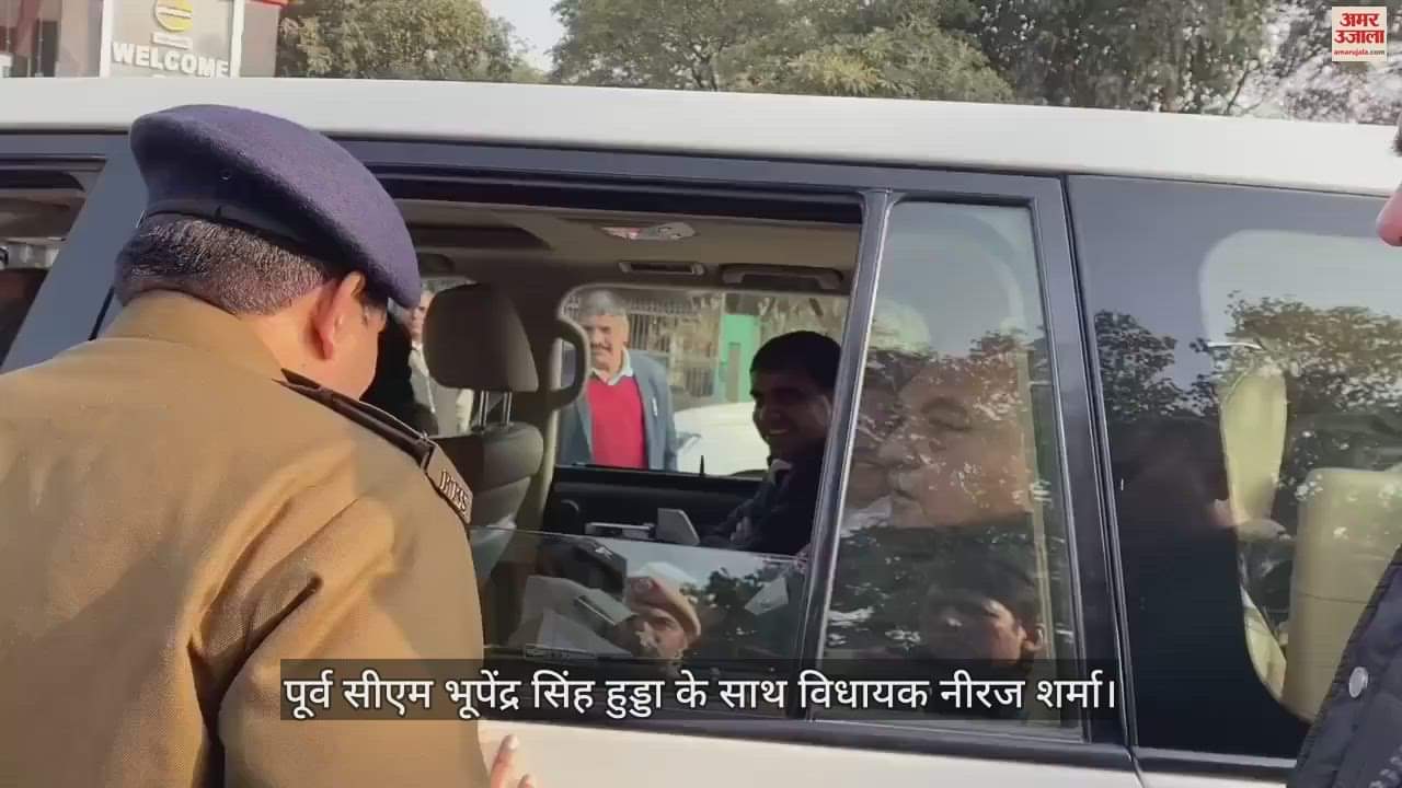 VIDEO : जन समस्याओं का चोला पहने विधायक नीरज शर्मा को पुलिस ने किया डिटेन, पूर्व CM की गाड़ी को भी रुकवाया