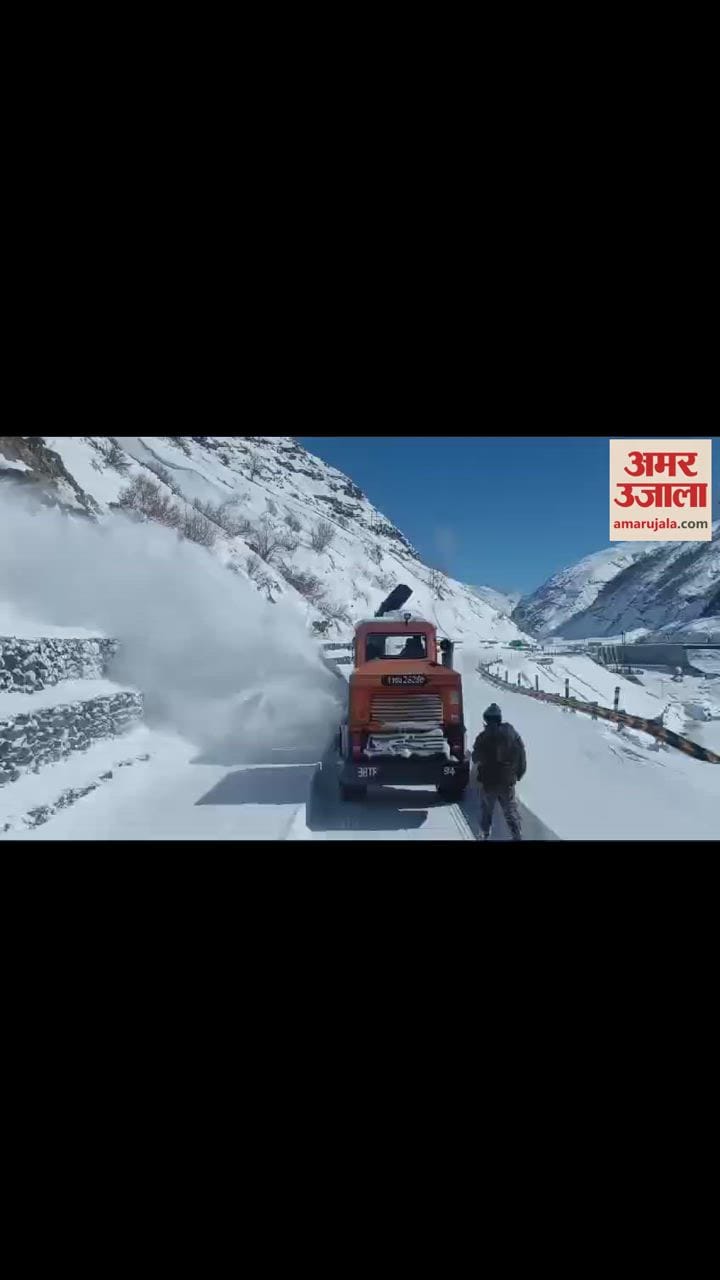 VIDEO : Road from Udaipur to Atal Tunnel Rohtang North Portal restored for four by four vehicles.