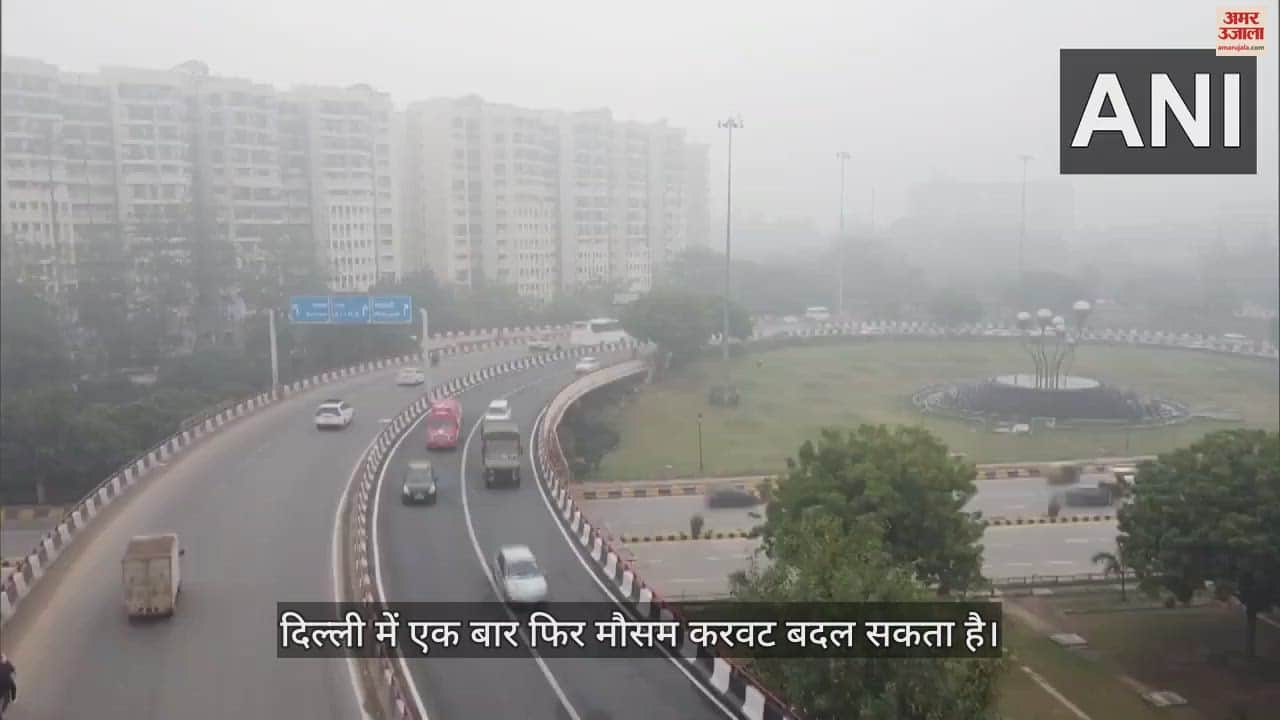 VIDEO : दिल्ली के आसमान में दिखी कोहरे की हल्की परत, मौसम विभाग का यलो अलर्ट जारी