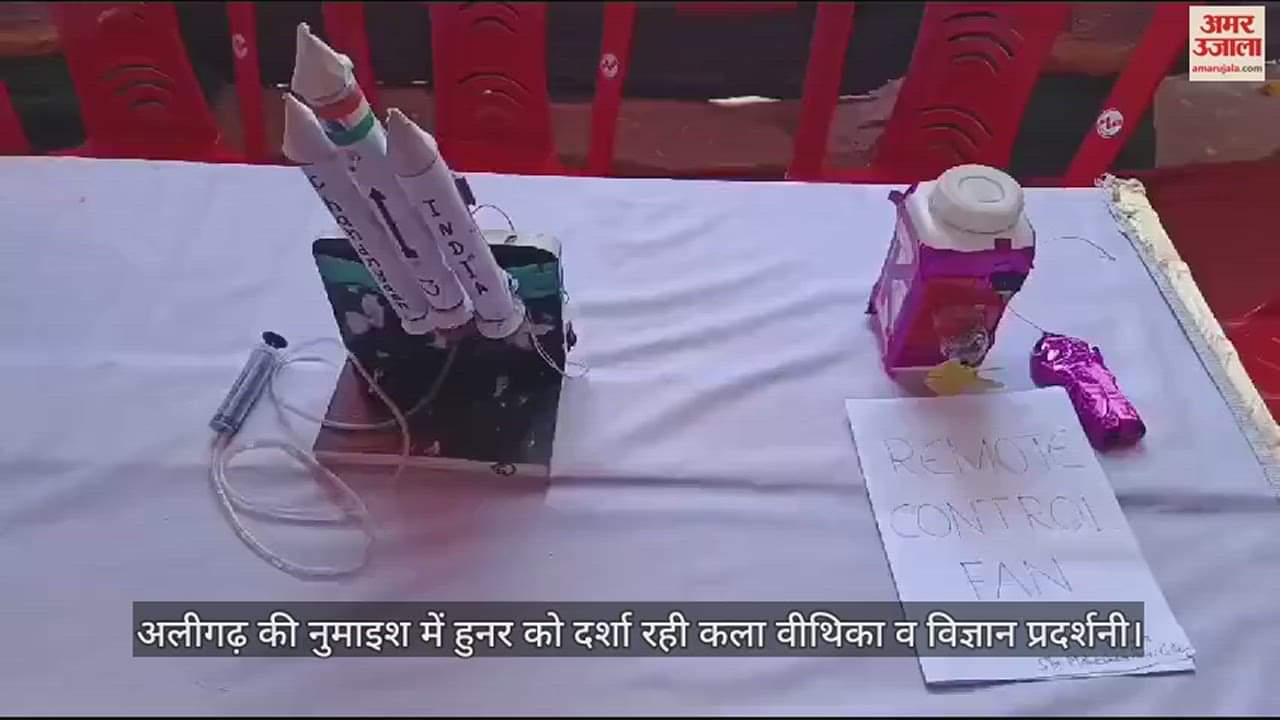 VIDEO : अलीगढ़ की नुमाइश में हुनर को दर्शा रही कला वीथिका व विज्ञान प्रदर्शनी