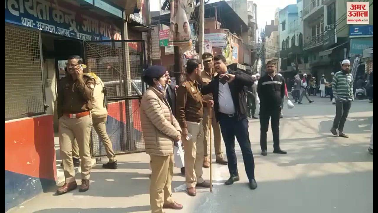 VIDEO : After Haldwani violence, strictness on Uttarakhand border, alert in Moradabad division, police patrolling since morning
