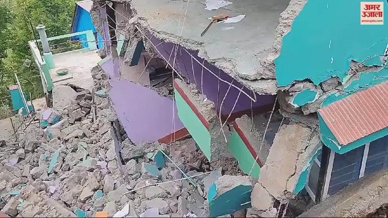 VIDEO : landslide in Ramban houses collapsed 50 families rescued