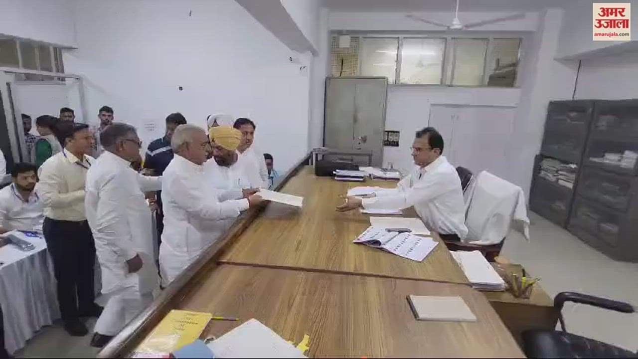 VIDEO : कांग्रेस प्रत्याशियों ने करनाल लोकसभा व विधानसभा से किया नामांकन, सीएम के सामने इन्हें उतारा