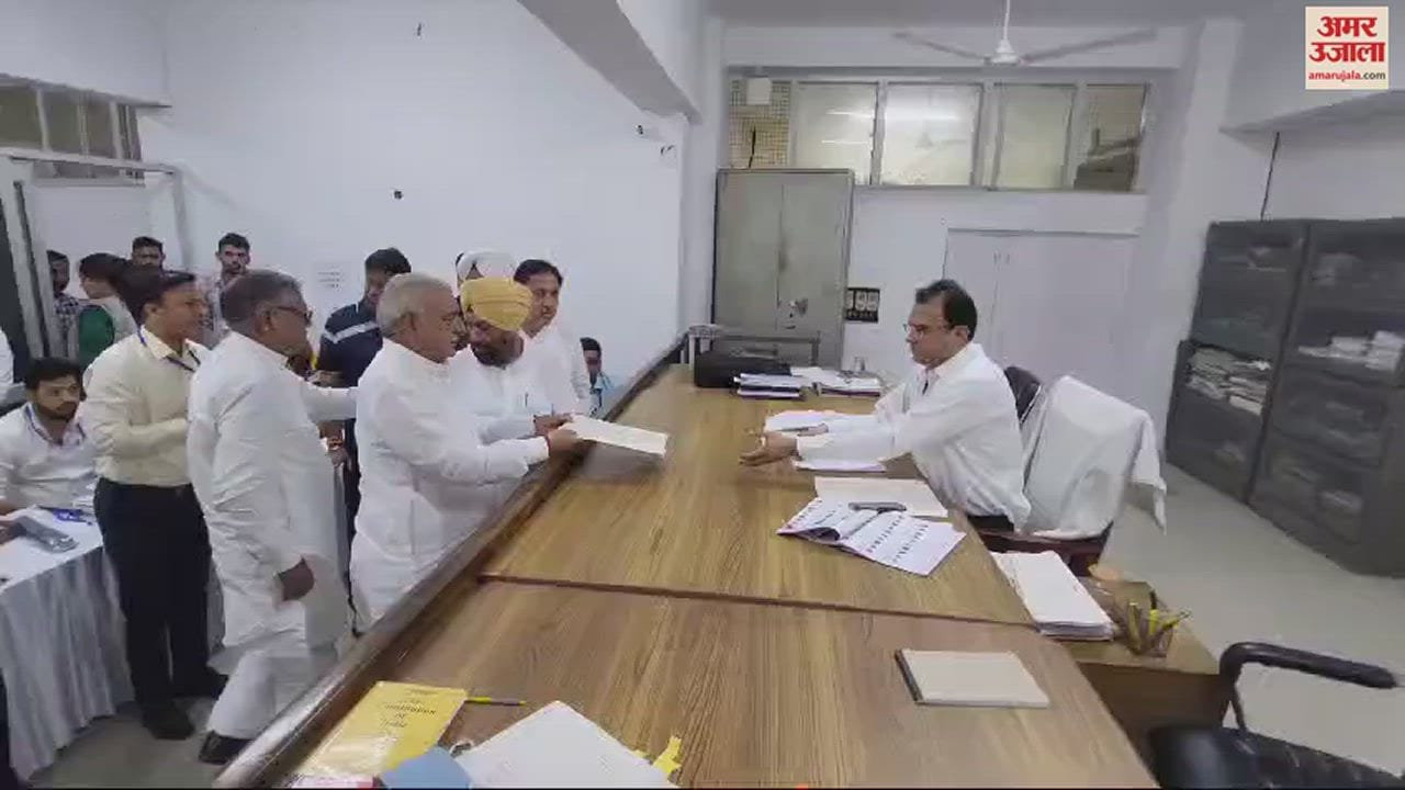 VIDEO : कांग्रेस प्रत्याशियों ने करनाल लोकसभा व विधानसभा से किया नामांकन, सीएम के सामने इन्हें उतारा