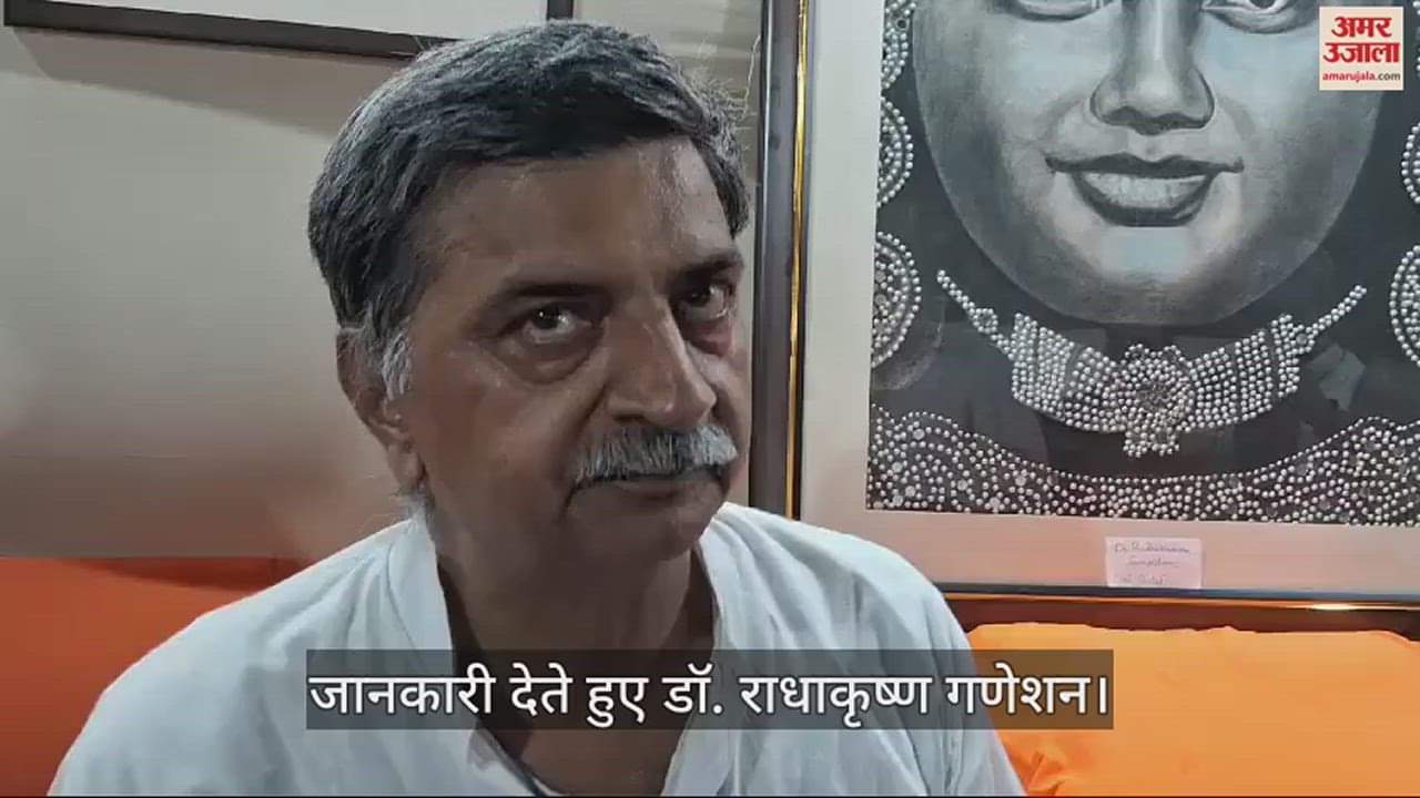 VIDEO : penter Ganeshan made an attractive painting of lord rama in 14 hours