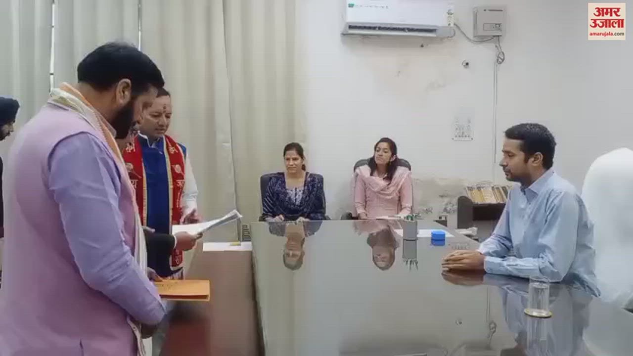 VIDEO : कुरुक्षेत्र सीट से BJP प्रत्याशी नवीन जिंदल ने भरा नामांकन, CM नायब सैनी व राज्यमंत्री रहे मौजूद