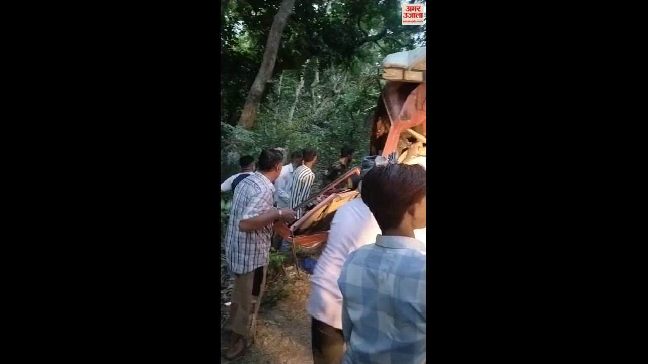 VIDEO : पीलीभीत में असम हाईवे पर पेड़ से टकराई डीसीएम, तीन मजदूरों की मौत, 33 घायल, हादसे के बाद लगा लंबा जाम