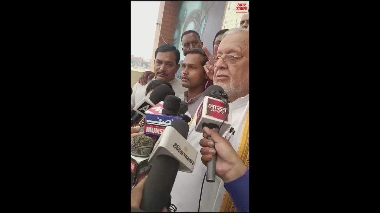 VIDEO : शाहजहांपुर में कैबिनेट मंत्री सुरेश कुमार खन्ना ने किया मतदान, जानिए क्या कहा