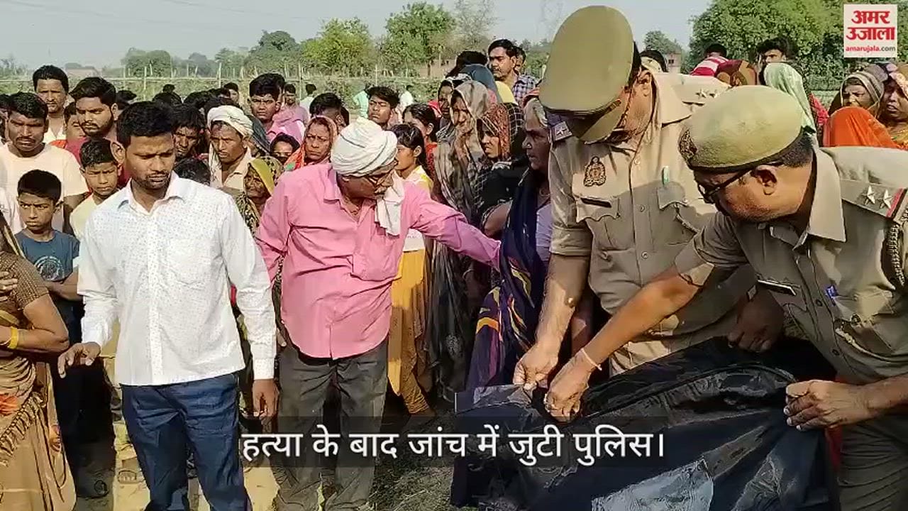 VIDEO : Man murdered by hitting head with brick in Mirzapur